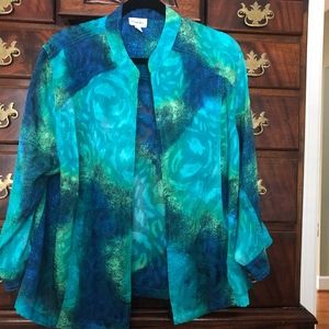 Nikki Blue Green XL Ladies Jacket